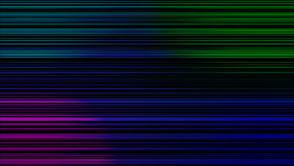 Poster - Abstract horizontal lines background with vibrant color gradients creates a modern and dynamic visual suitable for digital artwork and various design projects.