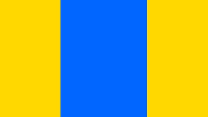 Poster - Abstract composition of bold yellow and blue vertical stripes creates a striking color field graphic ideal for diverse design applications