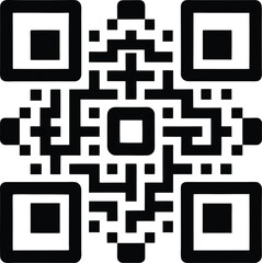 qr code scan icon vector illustration