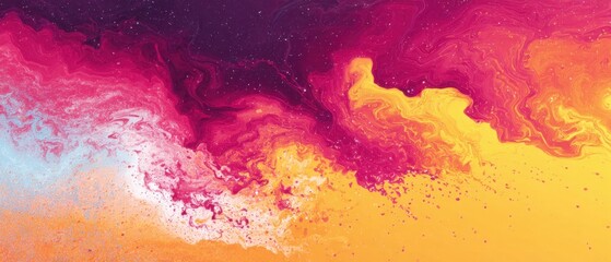 Poster - Abstract fluid art background with vibrant colors in motion creating a dynamic and captivating visual texture and pattern