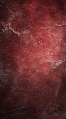 Poster - Close up of distressed red painted wall with cracks and peeling paint for texture or background full frame