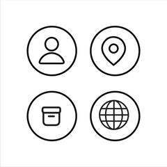 Modern Web Interface Icon Set