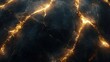 © albert - Dark surface with cracks filled with glowing light