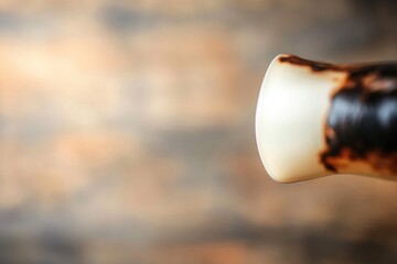 Poster - close up view of a marbled vase rim