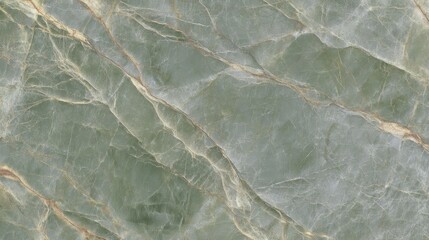 Poster - Green marble stone surface displaying natural veins and creating an abstract pattern, offering an elegant and luxurious backdrop for various design projects and textures