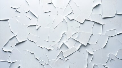 Poster - Abstract White Texture Cracked Paint Surface Background Design Elegant Minimalist Modern Wall Art Grey Light Gray Pale Cool Tones home image style decor clean  