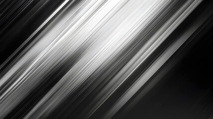 Aufkleber - Dynamic black and white abstract lines create a sense of movement and energy.