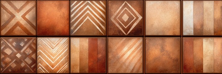 Poster - Exploring Ethnic Textures and Patterns in Minimal Photorealistic Design
