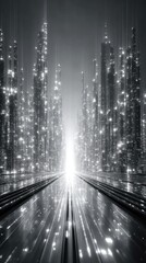 Poster - Futuristic Technology and Innovation Pathway Showcasing Global Entrepreneurship Concepts