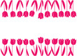 © HM - Elegant Pink Tulip Floral Vector Illustration for Spring Designs