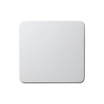 Blank White Mouse Pad Simple, Clean Design for Desk Organization