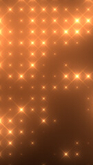 Wall Mural - radiant golden star pattern on a warm amber background, creating a festive and luxurious abstract te