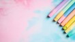 © Andrii - Colorful pastels on a soft gradient background