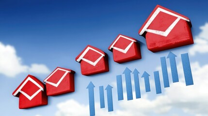 Poster - Illustration of a digital mailbox with growing subscriber list and campaign graphs