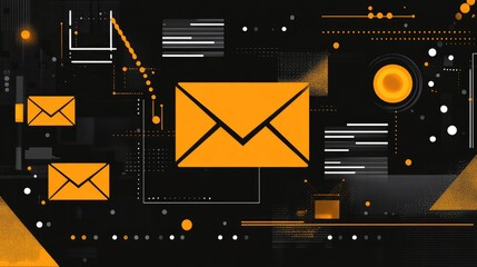 Poster - Timeline visualization of email campaign from ideation to launch and analysis