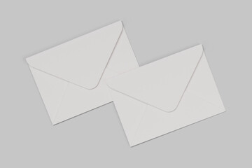 Aufkleber - Envelope Mockup. 3D Render
