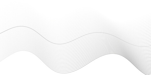 Poster - abstract geometric technology flow grid blend curve wave line digital isolated energy, music dynamic