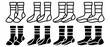 © Hafifah - Sock. Vector collection of sock icon illustrations. Black icon design.