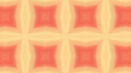 Poster - Abstract artistic geometric pattern of orange and yellow hues seamlessly looping providing a textured animated background