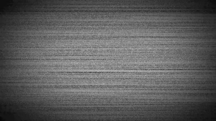 Poster - Retro static glitch overlay with no signal noise and distorted analog video screen texture. Monochrome static pattern with horizontal lines and disrupted texture for digital motion graphics use.