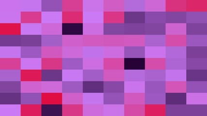 Poster - Abstract geometric pixelated pattern in shades of pink and purple ideal for modern design concepts and digital artworks
