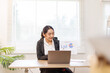 © David - Financial Business asian woman analyze the graph of the company's performance to create profits and growth, Market research reports and income statistics, Financial and Accounting concept.