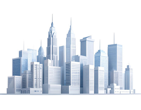 City skyline, urban architecture
