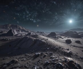 Wall Mural - Diamond dust scattered across velvet night  Breathtaking cosmic vista ,  sparkle,  stellar,  celestial