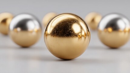 Poster - Stunning gold egg symbolizing quantum-aligned portfolio and ultra-precise wealth management strategies for investors