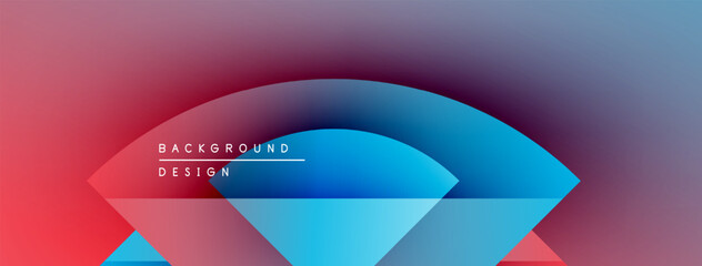 Fototapete - Abstract gradient background. Vivid colors blend, creating dynamic visual effect. Modern design element for digital projects.
