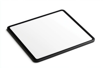 Wall Mural - Tablet with blank screen isolated on white background. mockup use cases.