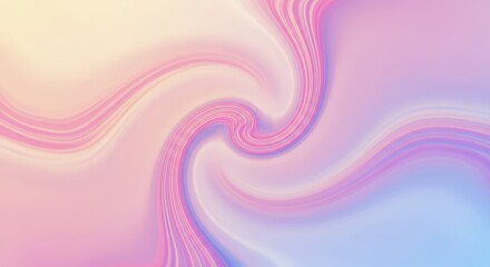 Wall Mural - Abstract Swirl of Pastel Colors