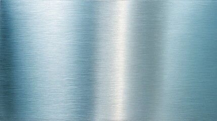 Aufkleber - This full-frame background showcases a brushed silver metallic texture enhanced by soft light reflections and a gentle gradient, ideal for various creative projects