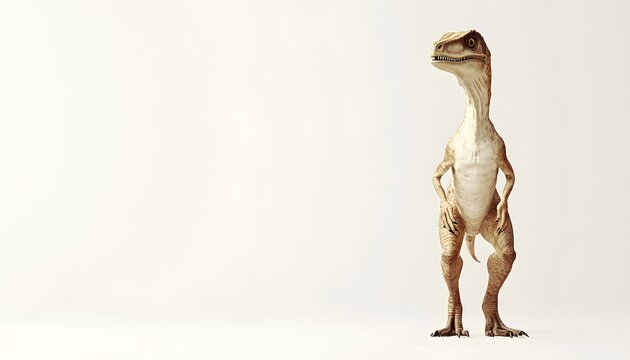 Small dinosaur figure set against a plain background.