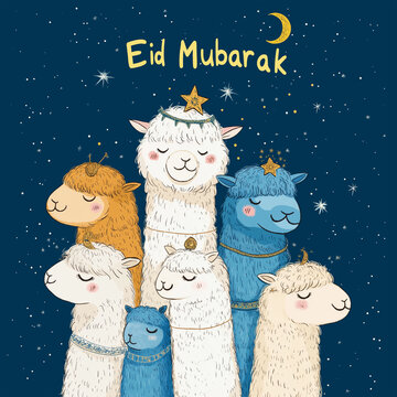 Eid al Adha Islamic background design, eid poster design