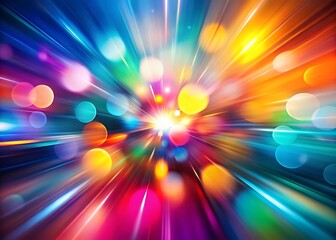 Poster - Vibrant Burst of Speed and Color Radiating from a Central Point.jpg