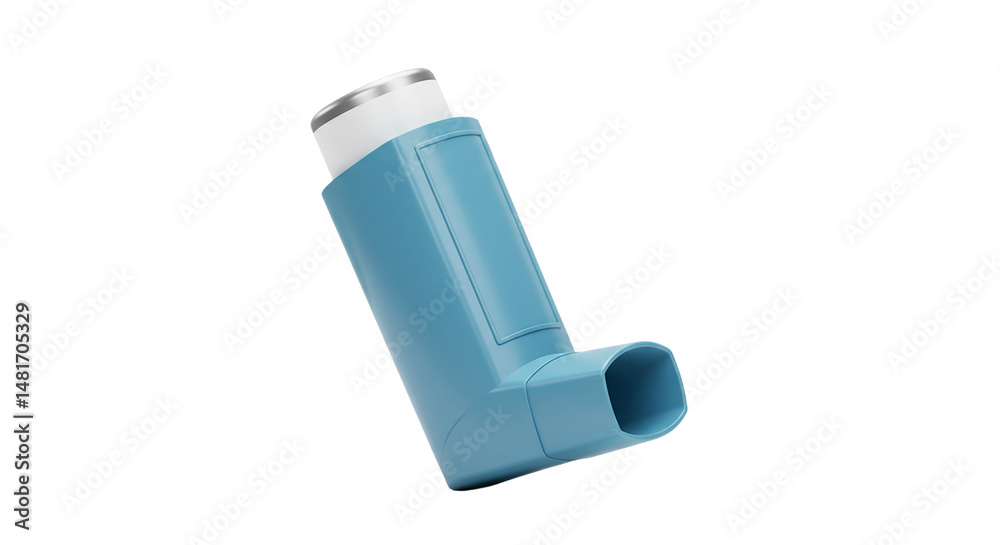 Asthma Inhaler: Types, Uses, and Side Effects on transparent background ...