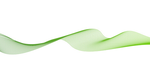 Fototapete - Modern abstract green wave liquid lines background.dots on a whit clean and fresh background,Frequency sound wave lines and technology curve lines,green wave lines frame,	