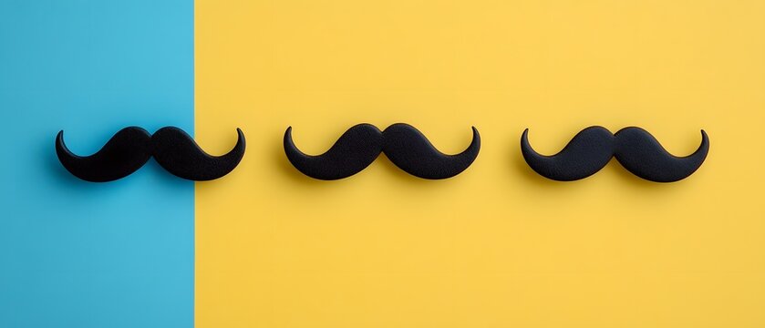 Mustache background for Father's Day.
