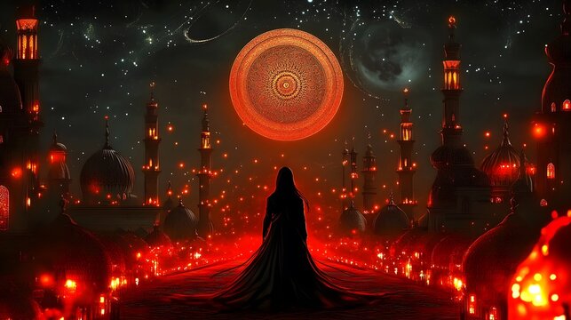 Youm Ashura Muharram illustration.