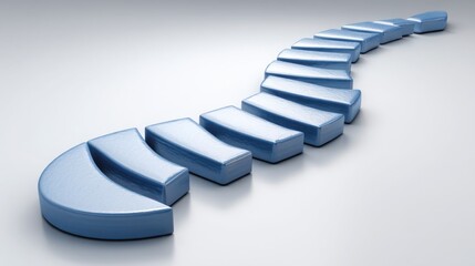 Poster - Fibonacci-timed market index icon concept representing wave-phase movements and their impact on trading