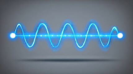 Poster - Fibonacci-timed market index icon concept demonstrating wave-phase movements for efficient trading strategies