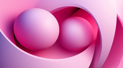 Poster - Abstract 3d rendering of modern geometric background featuring minimalist shapes and clean lines in neutral tones, ideal for poster design, branding, web banners, and contemporary visual presentations