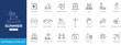 © Sujoy - Summer line icon set. Solid line icon collection.