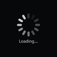 Poster - Loading and buffering symbols icon collection for websites and app. Loading Icons and Progress Bar in Circular Spinners Load Indicators.  Load bar, buffer loader, status, download or upload icons.