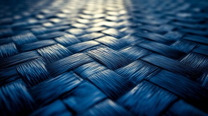 A close-up of the Aurora-Wrapped Weave illustration highlights a meticulously woven texture, distinguished by its repeating pattern and the visual depth and intricate detail it provides