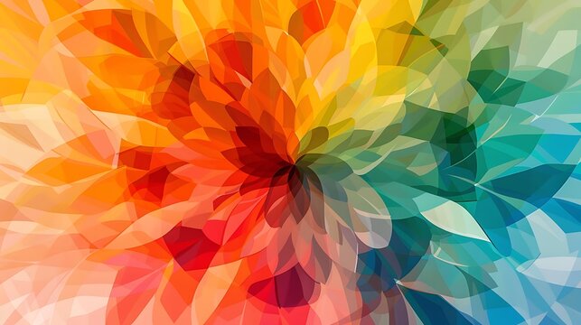 Colorful Abstract Geometric Background