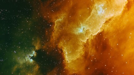 Wall Mural - Colorful space galaxy nebula with vibrant cosmic cloud and starry night sky featuring a supernova explosion, deep universe astronomy background for science and outer space wallpaper concepts