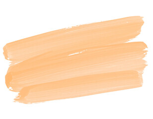 Poster - Abstract peach-toned brush strokes on a dark background