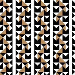 Aufkleber - Abstract seamless random threetone mosaic pattern background
